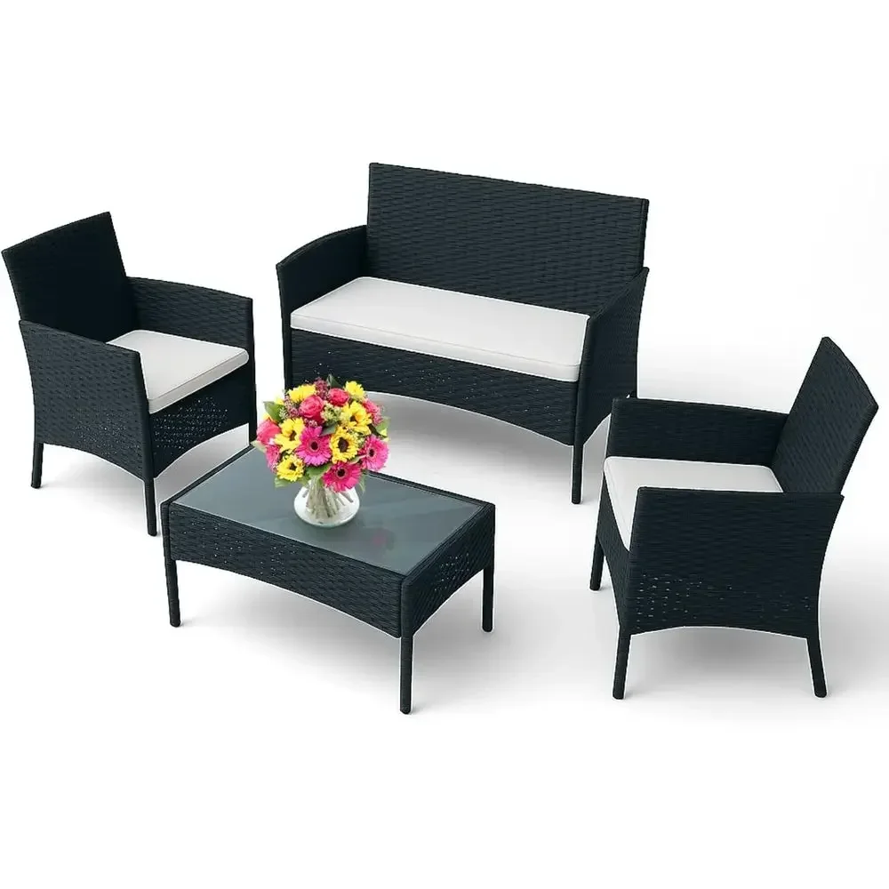 Outdoor Furniture Loveseat - Ensemble de meubles de patio extérieur