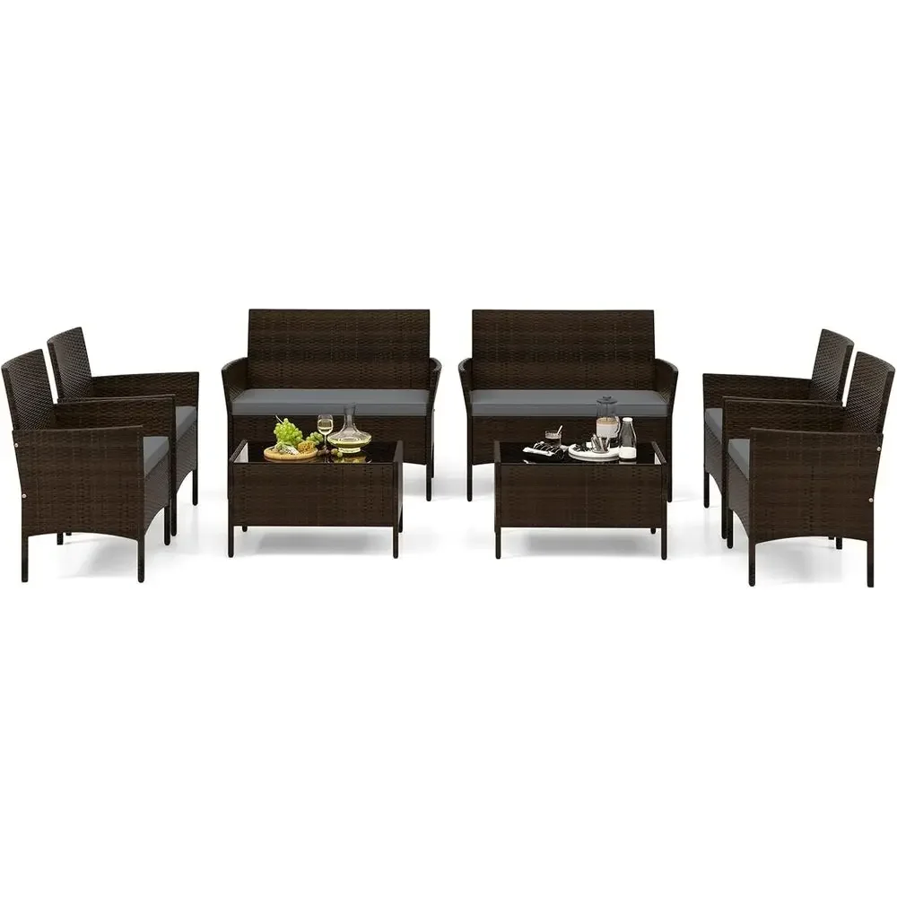 Outdoor Furniture Loveseat - Ensemble de meubles de patio en