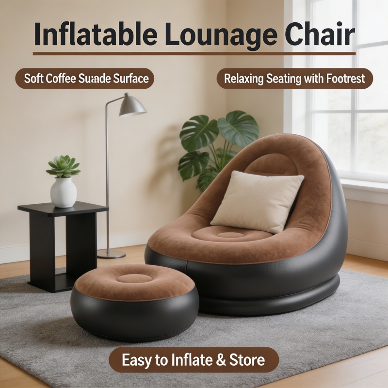 Outdoor Furniture Recliner Set - Canapés de relaxation gonflables, fauteuil inclinable