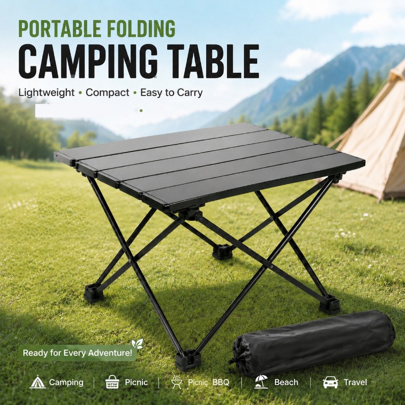 Outdoor Furniture Usa - Table de camping pliable légère et
