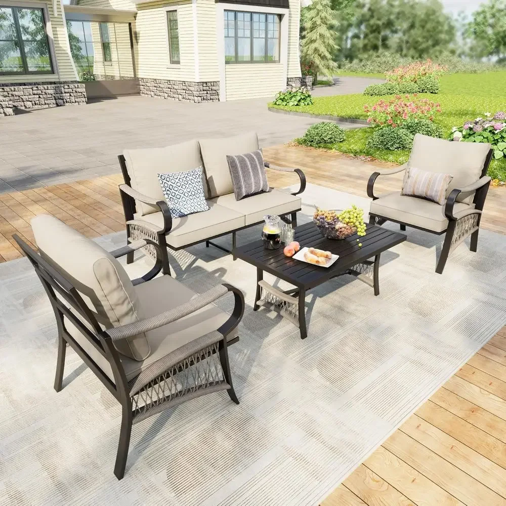 Outdoor Furniture Loveseat - Ensemble de meubles de patio d'extérieur