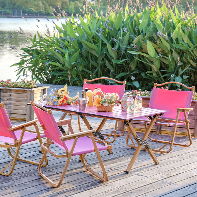 Outdoor Furniture Egg Chair - Table pliante portable et ensemble de