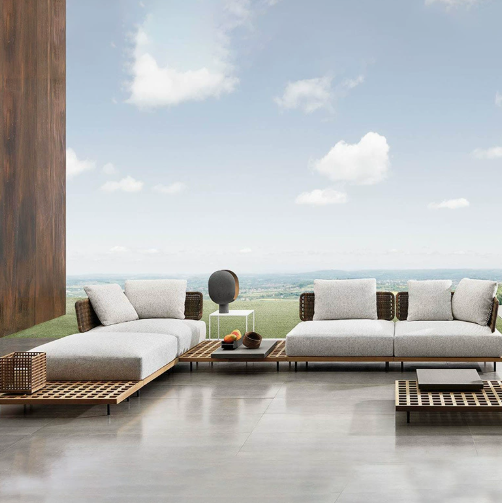 Outdoor Furniture Teak Wood - # Canapé d'extérieur en teck imperméable