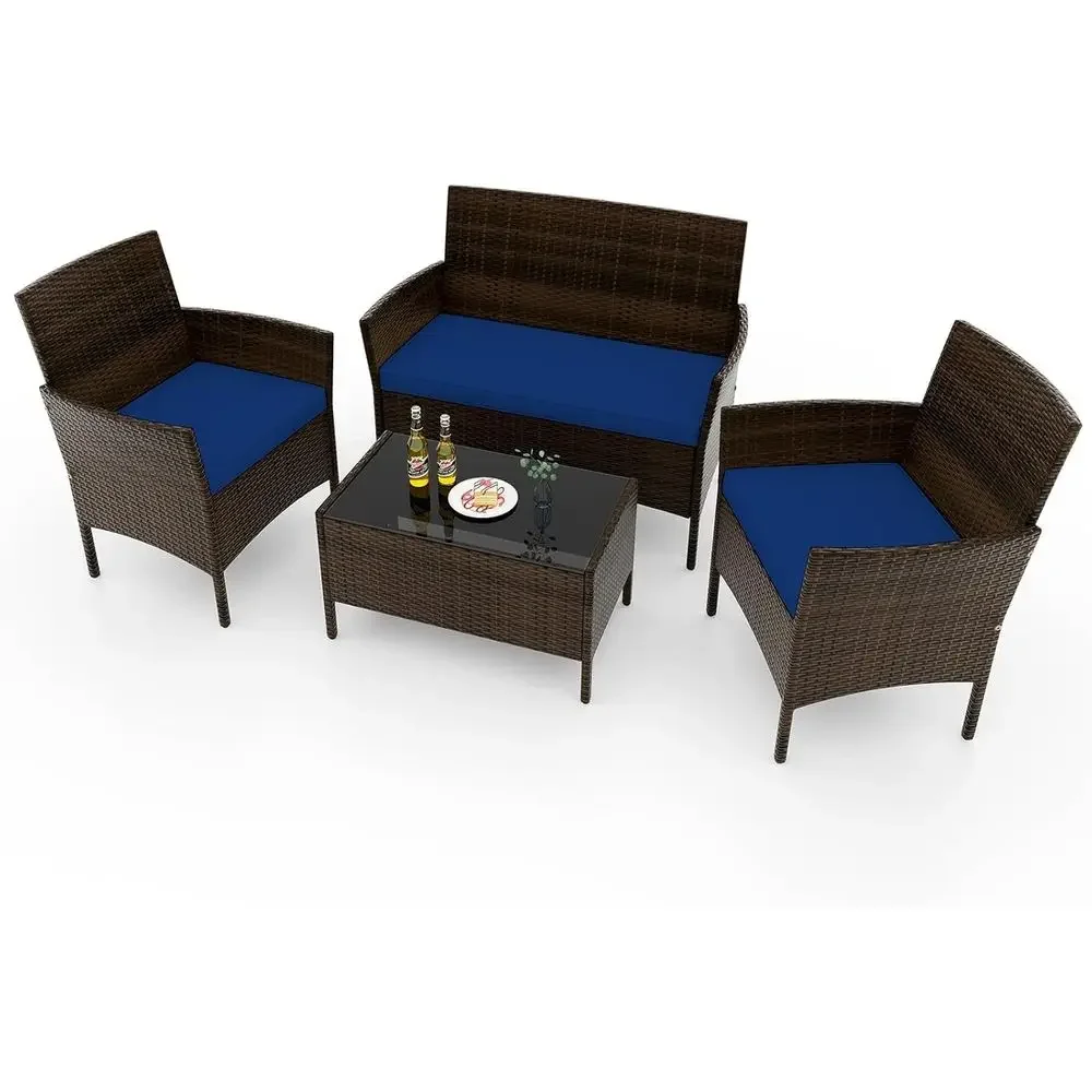 Outdoor Furniture Loveseat - Ensemble de mobilier de patio extérieur
