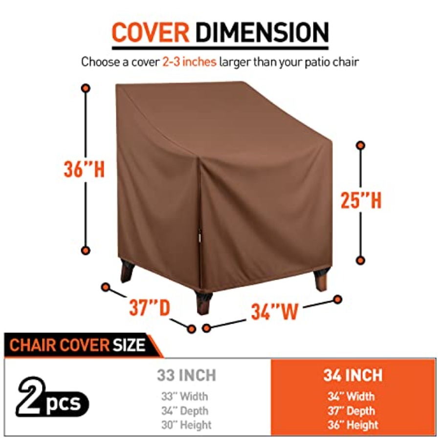 Housses de chaise de patio imp - Outdoor Furniture Lounge avis et prix