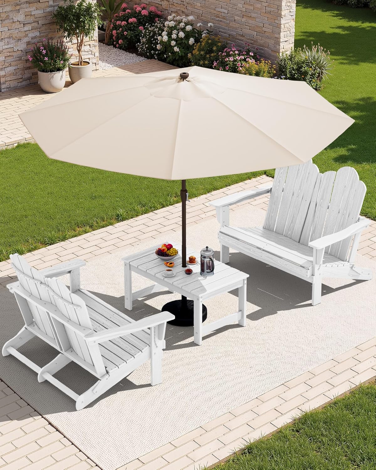 Canapé Adirondack pliable en H - Outdoor Furniture Loveseat avis et prix