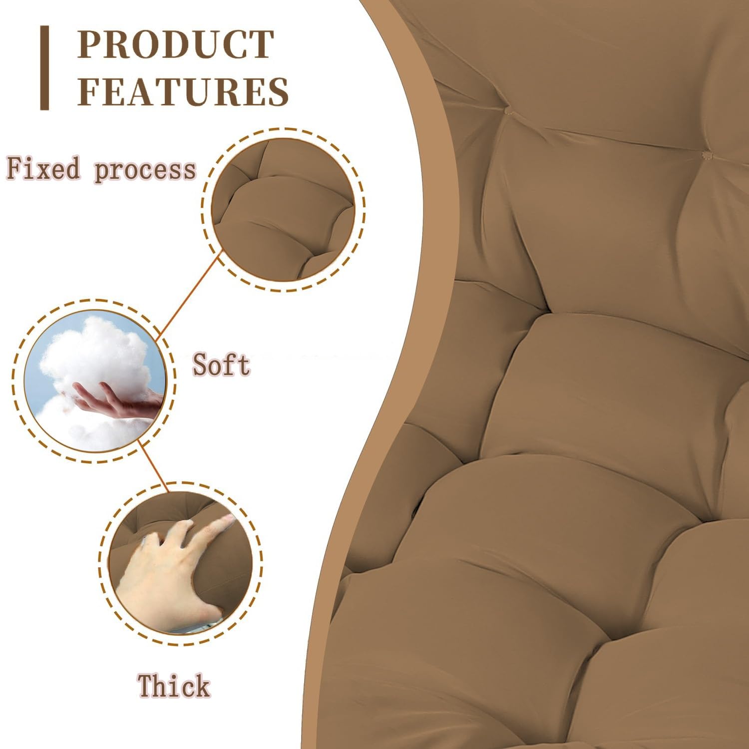 Coussin de remplacement pour f - Outdoor Furniture Egg Chair avis et prix