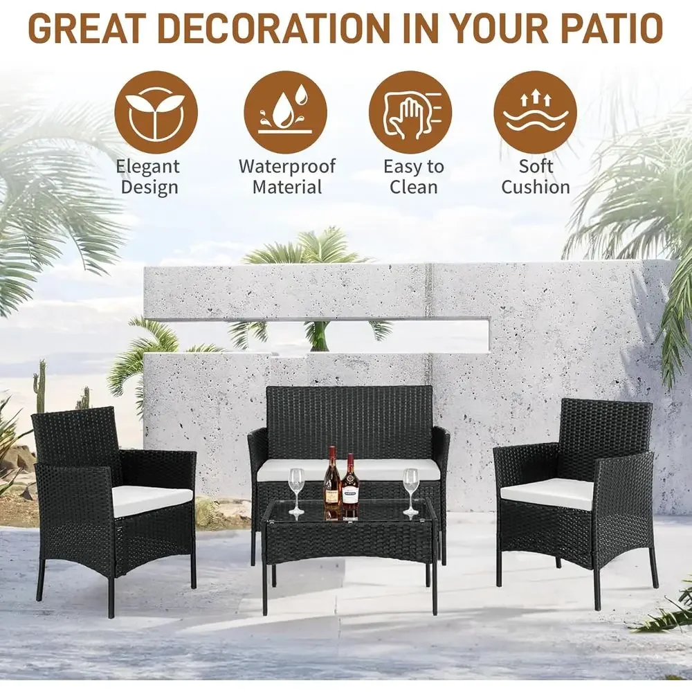 Ensemble de meubles de patio e - Outdoor Furniture Loveseat avis et prix