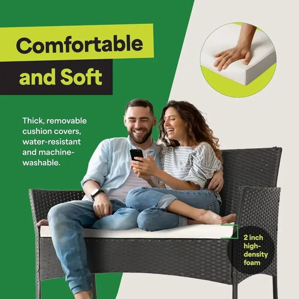 Ensemble de meubles de patio e - Outdoor Furniture Loveseat avis et prix