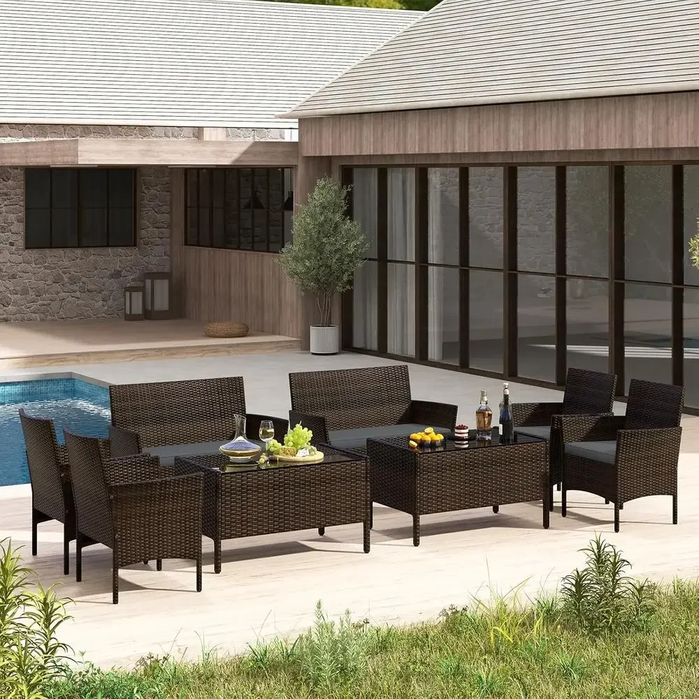 Ensemble de meubles de patio e - Outdoor Furniture Loveseat avis et prix