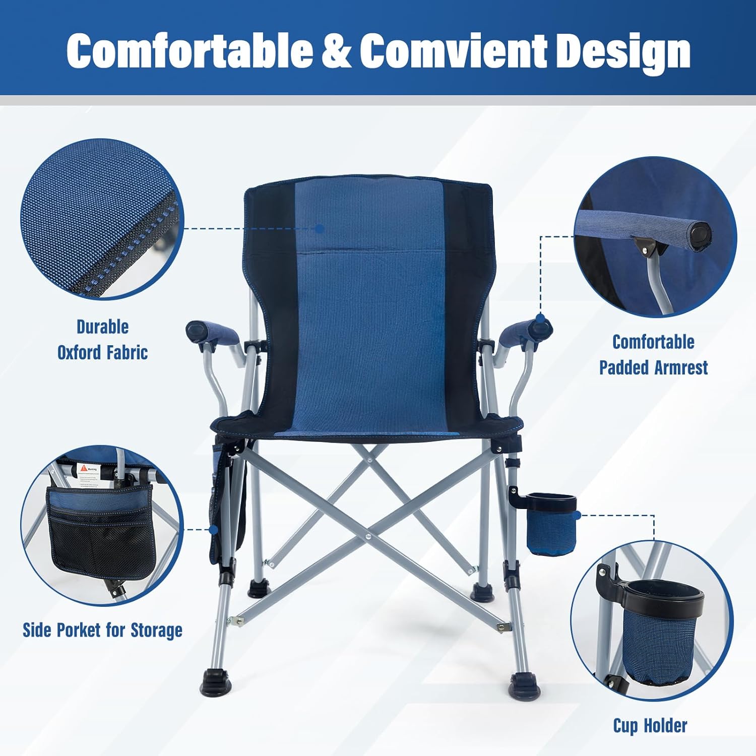 Chaise de camping pliable port - Outdoor Furniture Recliner Set avis et prix