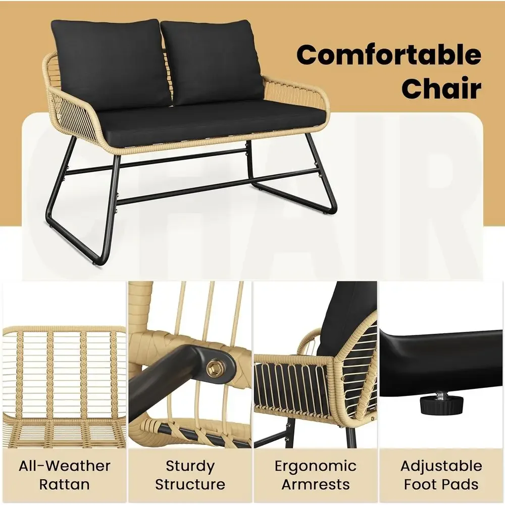 Ensemble de meubles de patio e - Outdoor Furniture Loveseat avis et prix