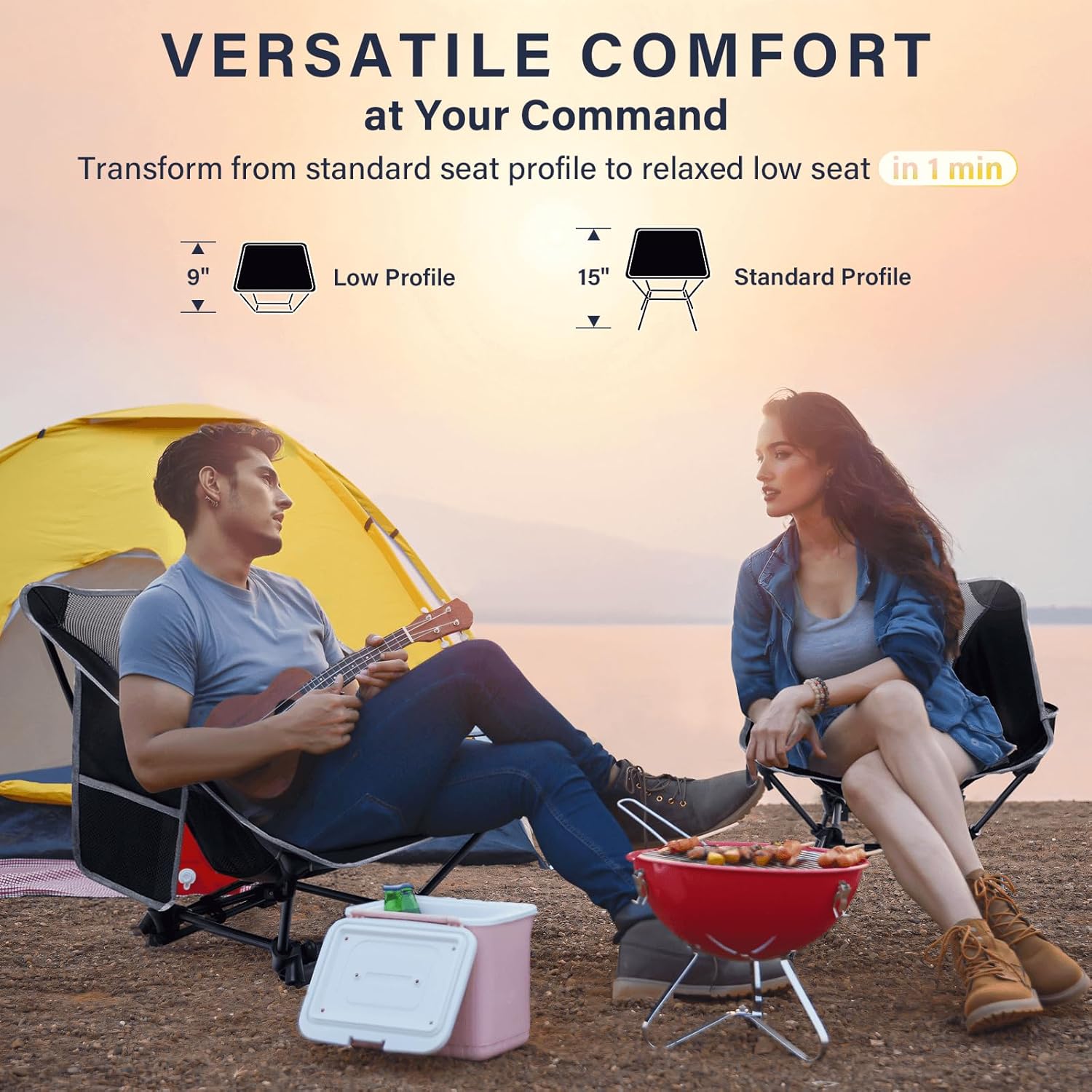 Chaise de camping légère, chai - Outdoor Furniture Recliner Set avis et prix
