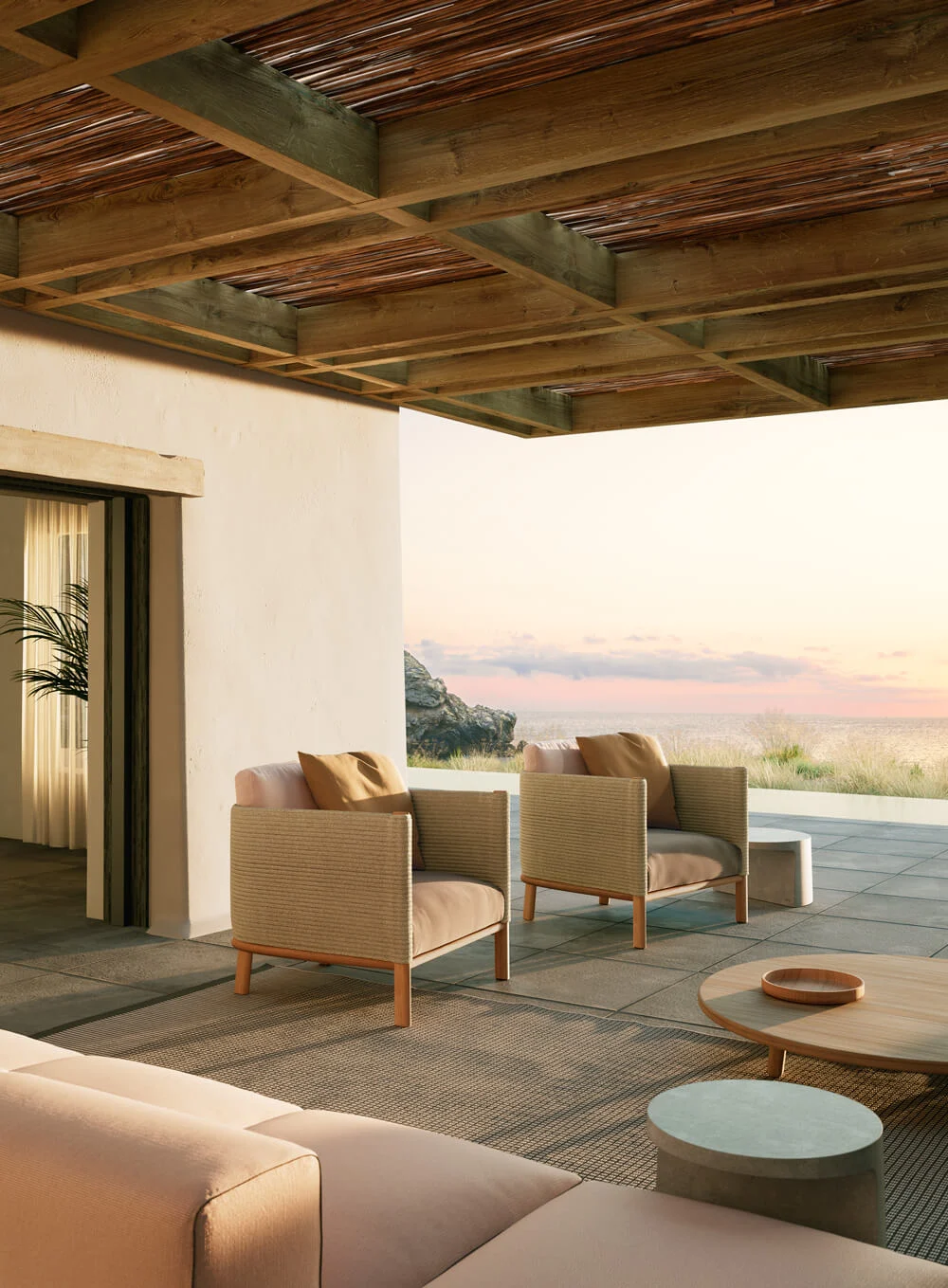 Canapé simple en teck avec str - Outdoor Furniture Teak Wood avis et prix