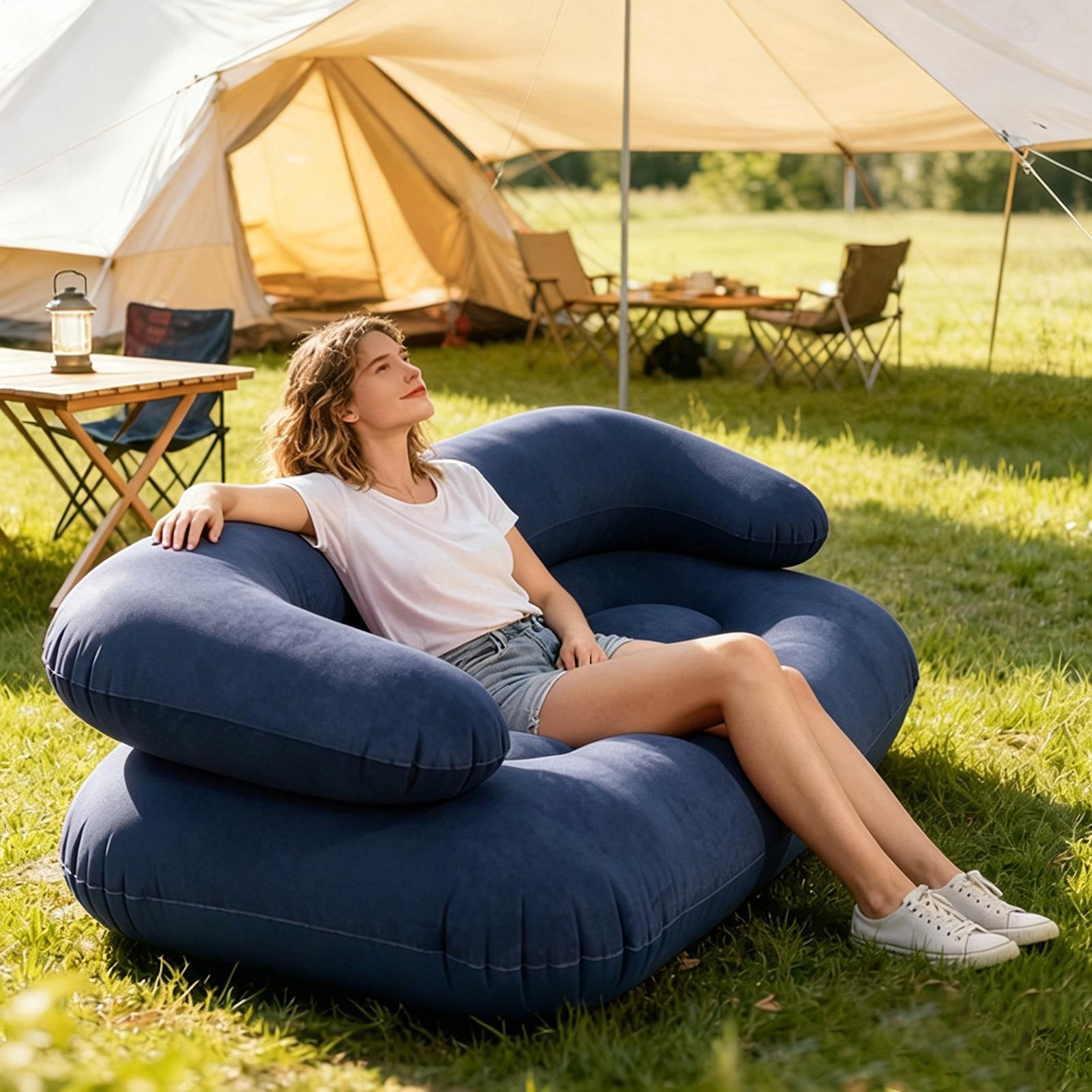 Canapé gonflable double deux p - Outdoor Furniture Lounge avis et prix