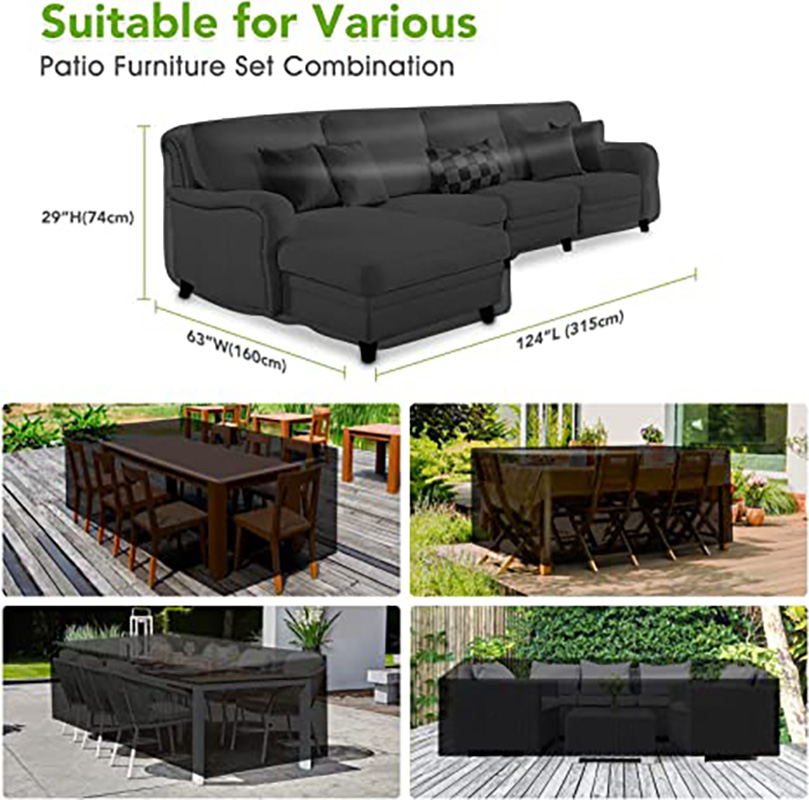 Housse de meubles de terrasse, - Outdoor Furniture Recliner Set avis et prix