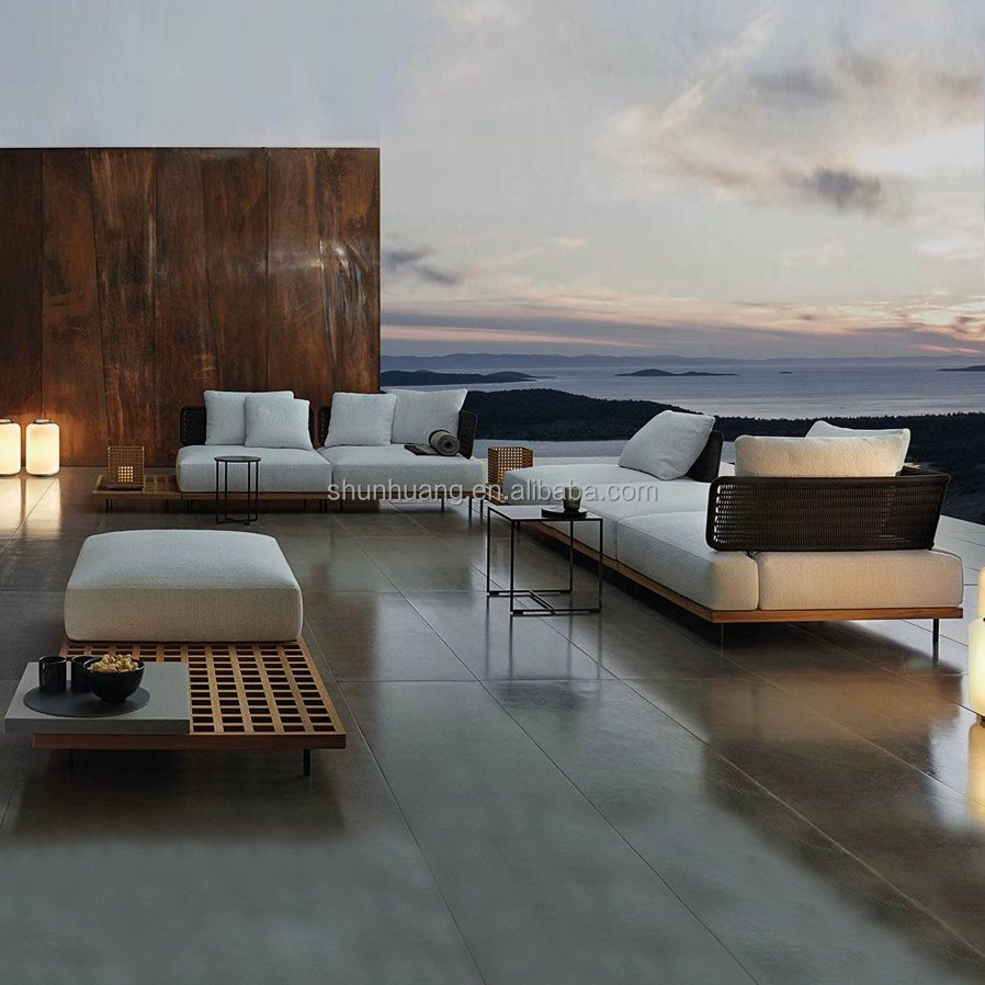 Ensemble de canapés de jardin  - Outdoor Furniture Teak Wood avis et prix