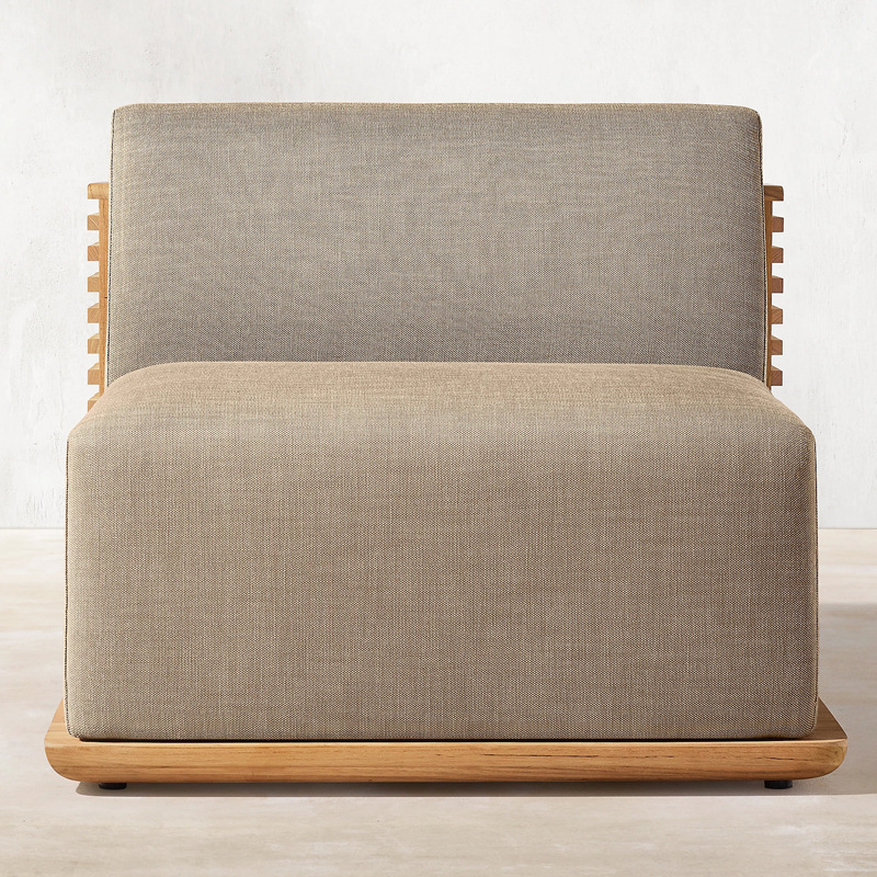 Canapé d'extérieur en teck, im - Outdoor Furniture Teak Wood avis et prix