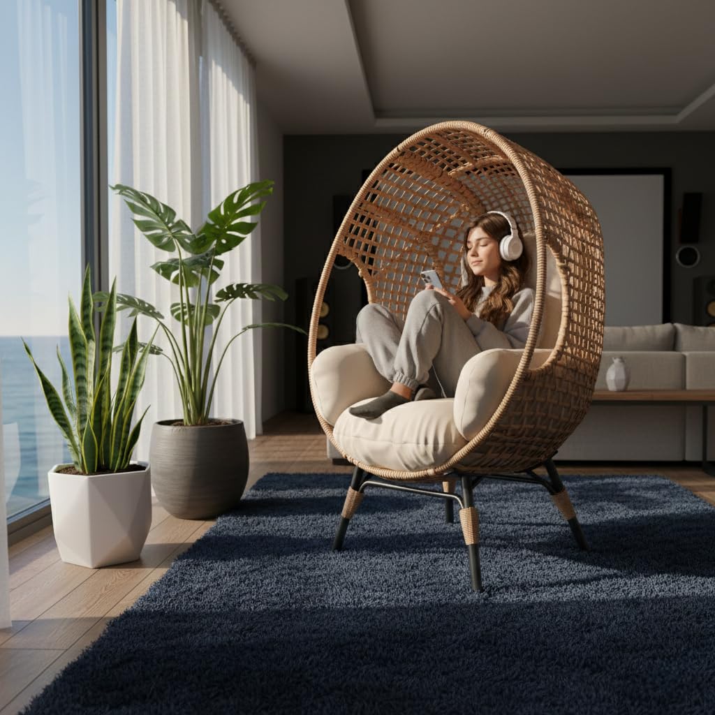 Fauteuil suspendu élégant à do - Outdoor Furniture Egg Chair avis et prix