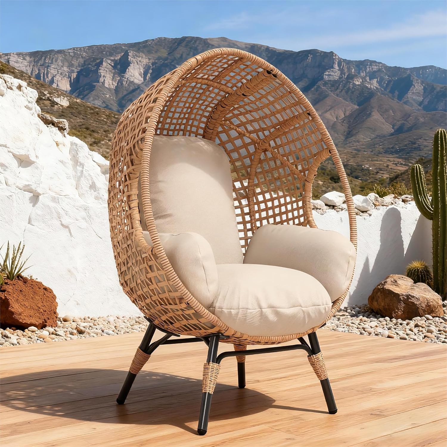 Fauteuil suspendu élégant à do - Outdoor Furniture Egg Chair avis et prix