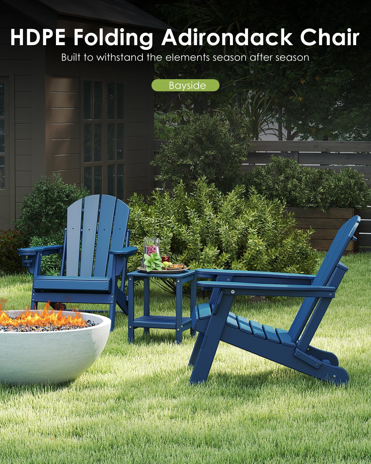 Ensemble de 2 chaises pliantes - Outdoor Furniture Recliner Set avis et prix