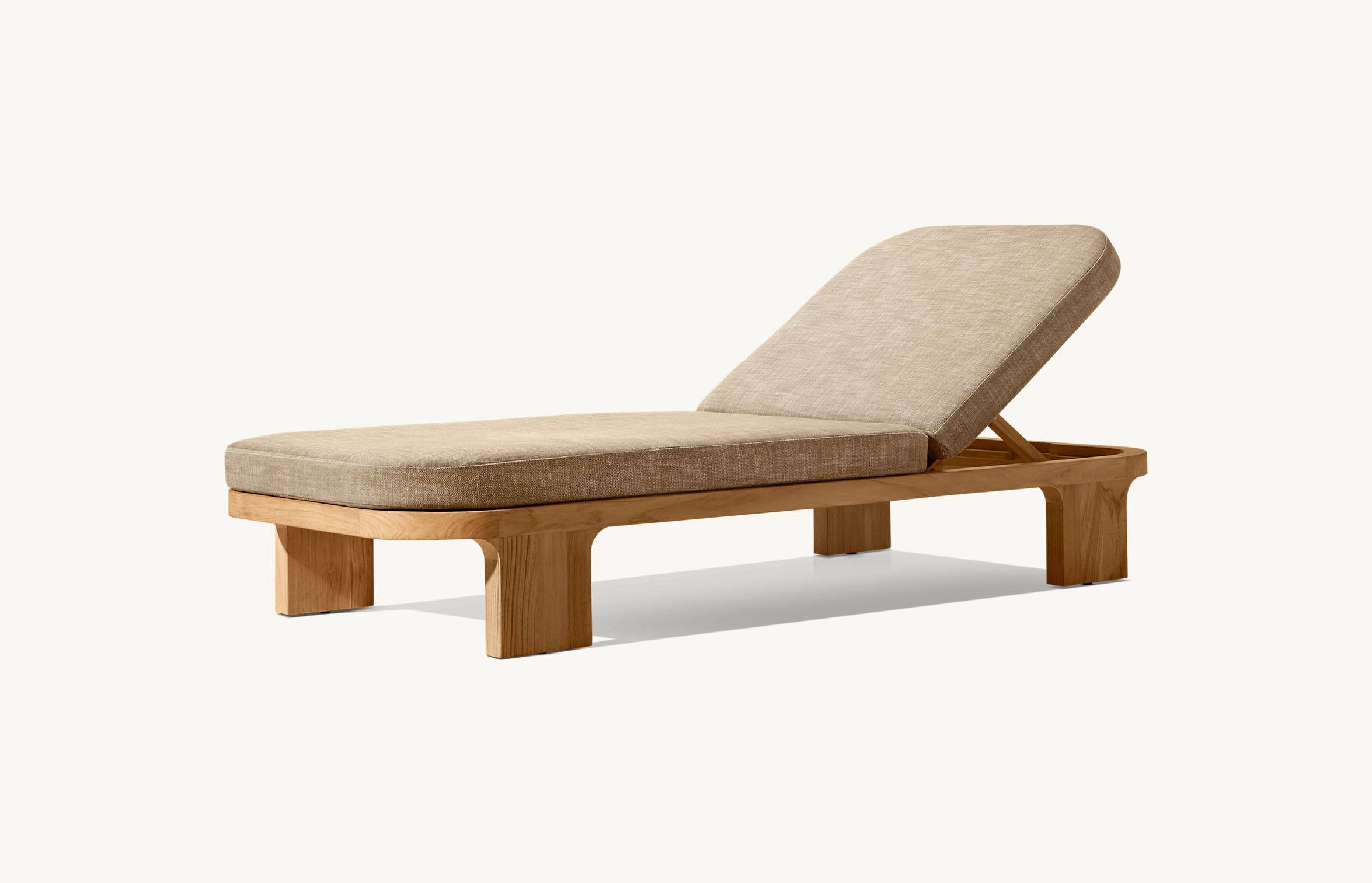 Chaise longue de patio en teck - Outdoor Furniture Teak Wood avis et prix