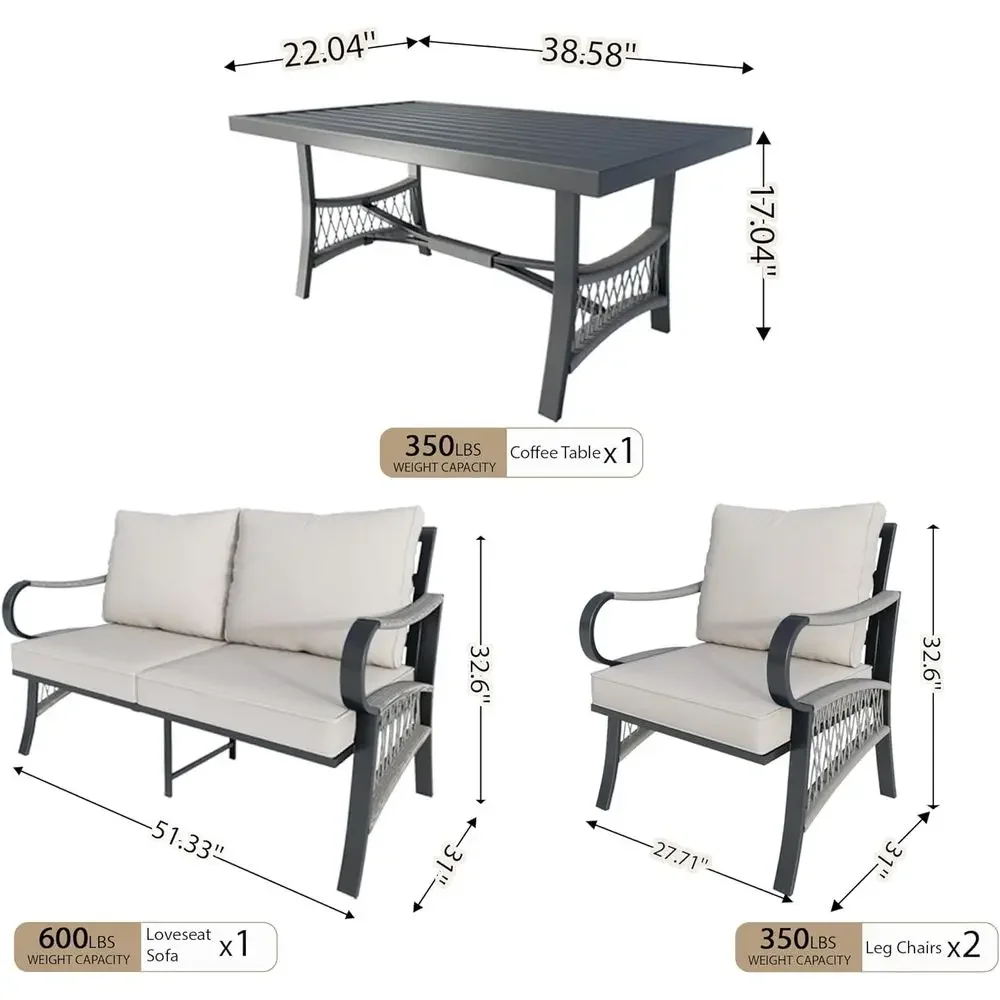 Ensemble de meubles de patio d - Outdoor Furniture Loveseat avis et prix