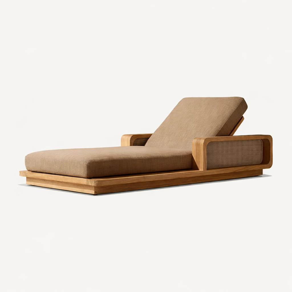 Chaise longue d'extérieur conf - Outdoor Furniture Teak Wood avis et prix