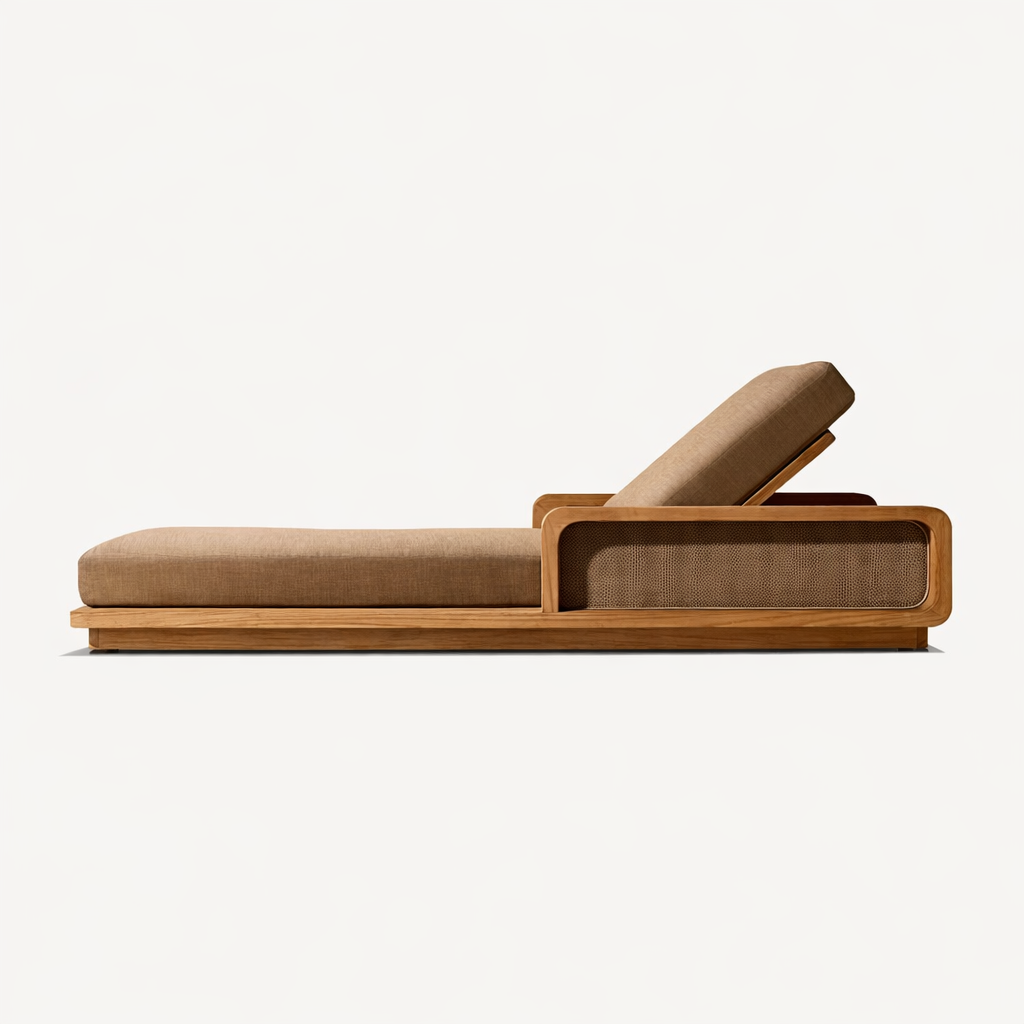 Chaise longue d'extérieur conf - Outdoor Furniture Teak Wood avis et prix
